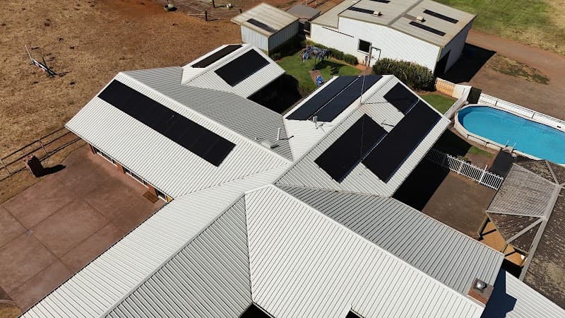 Eureka Solar & Battery solar panel installation work in Alfredton