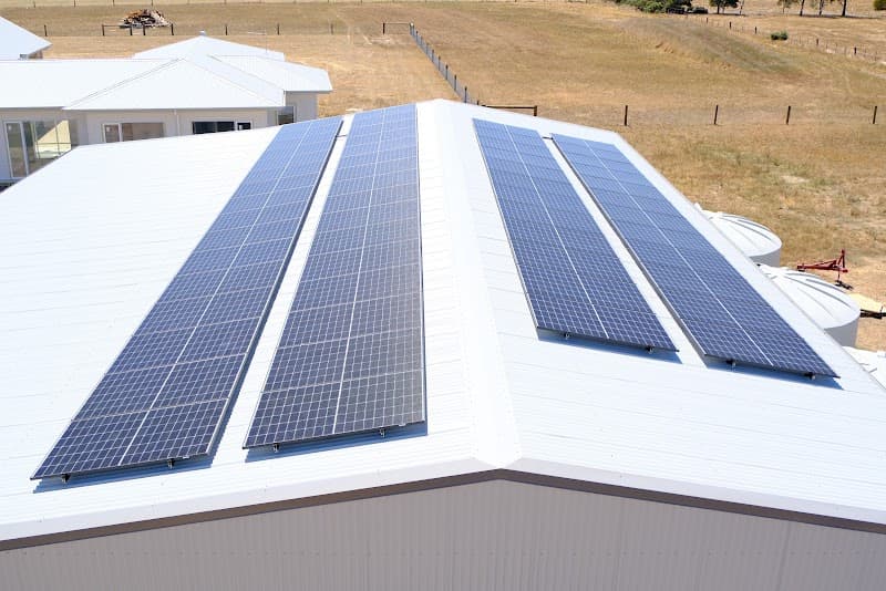 Eureka Solar & Battery solar panel installation work in Alfredton
