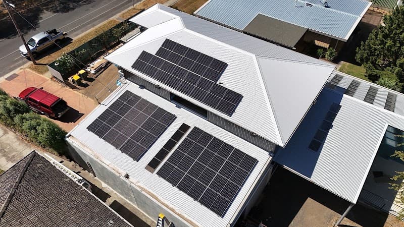 Eureka Solar & Battery solar panel installation work in Alfredton