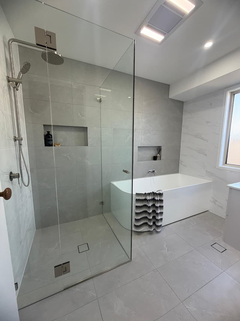 Exclusively Built bathroom renovation work in Granville