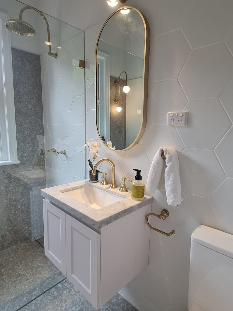 Exclusively Built bathroom renovation work in Granville