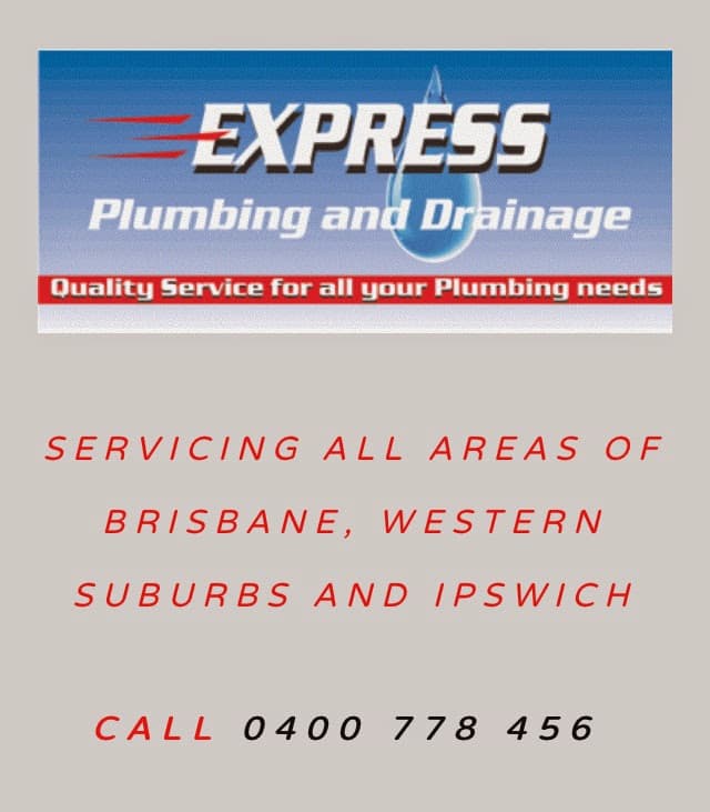 EXPRESS Plumbing and Drainage plumber work in Sadliers Crossing