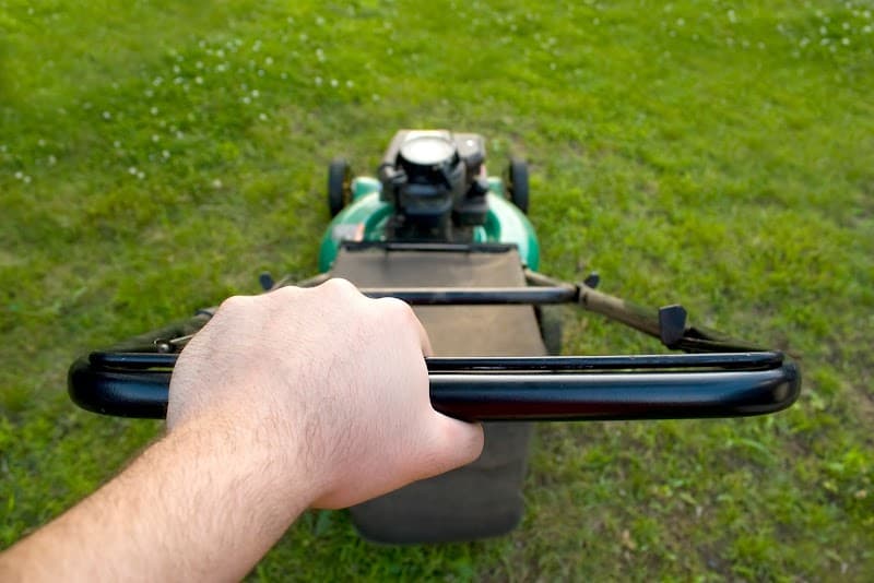 EZMow lawn care work in Deagon