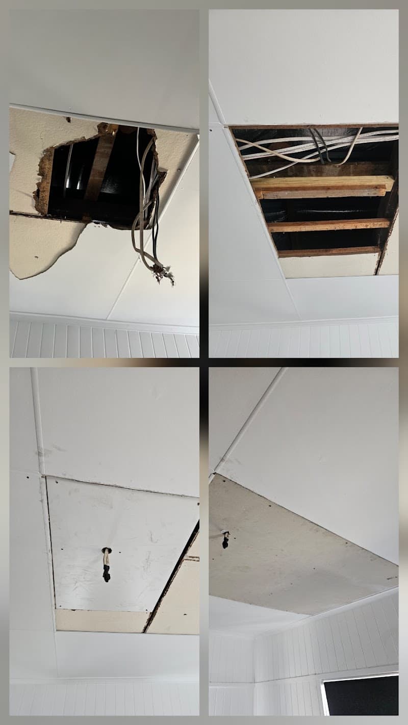 Faichney’s Handyman services gutter cleaning work in Frenchville