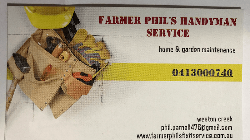 Farmer Phil's Handyman Service handyman work in Canberra