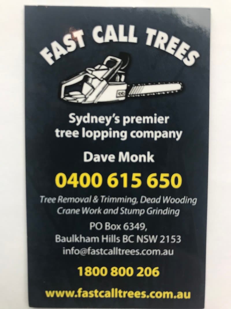 Fast Call Tree Service tree services work in Baulkham Hills