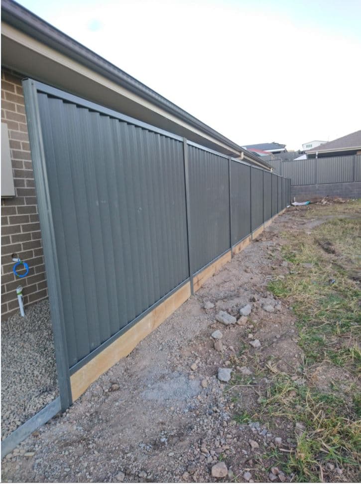 Fence & Gate Specialist | Colorbond | Rural | Chainwire Metal Fence Blue Mountains fencing work in Springwood
