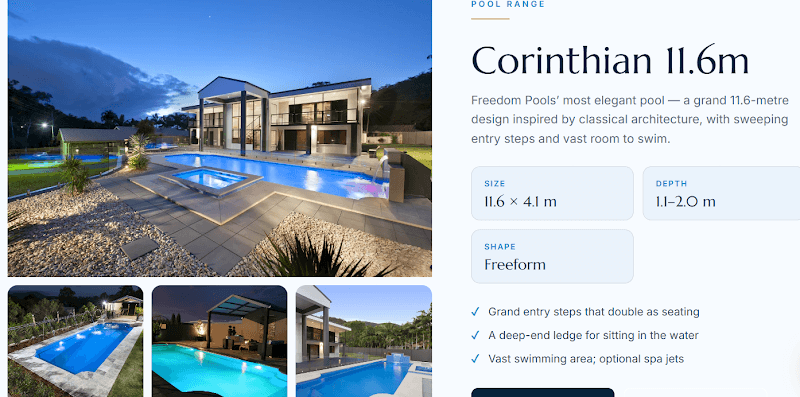 FGP Fibreglass Pools pool builder work in Bethania