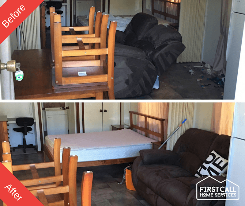 First Call Home Services cleaning work in Springfield Central