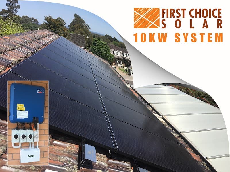 FIRST CHOICE SOLAR solar panel installation work in Melrose Park
