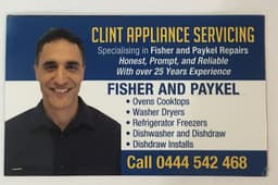 Fisher and Paykel Service and Repairs Specialist - Clint Tamihana