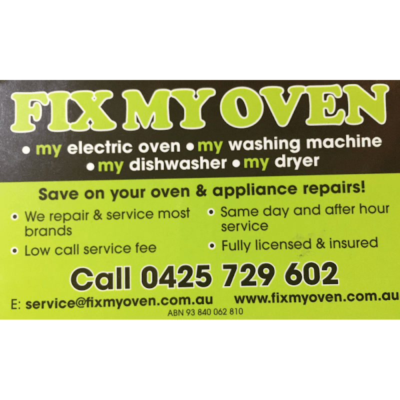 Fix My Oven. Oven repairs Melbourne. appliance repair work in Bentleigh East