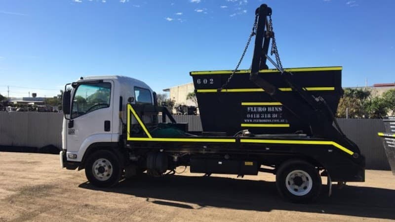 Fluro Skip Bins - Adelaide Skip Bin Hire rubbish removal work in Wingfield