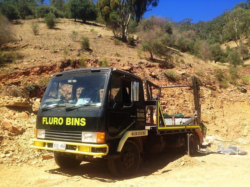 Fluro Skip Bins - Adelaide Skip Bin Hire rubbish removal work in Wingfield