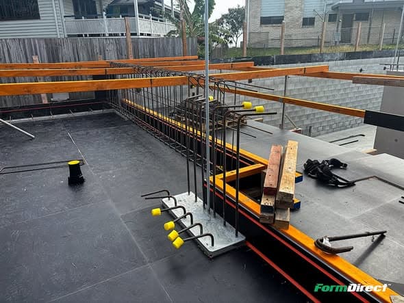 Form Direct concreting work in Svensson Heights