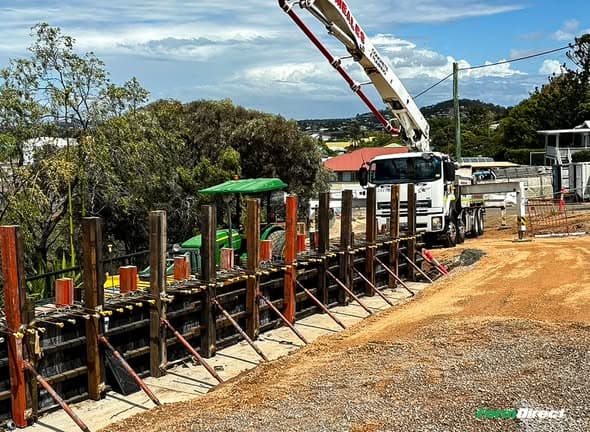 Form Direct concreting work in Svensson Heights