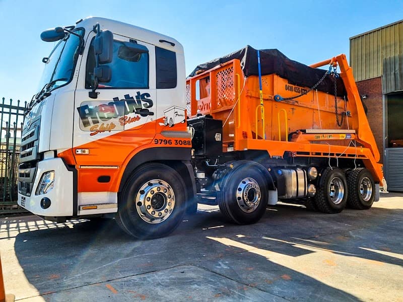 Freddy's Skip Bin Hire rubbish removal work in Padstow