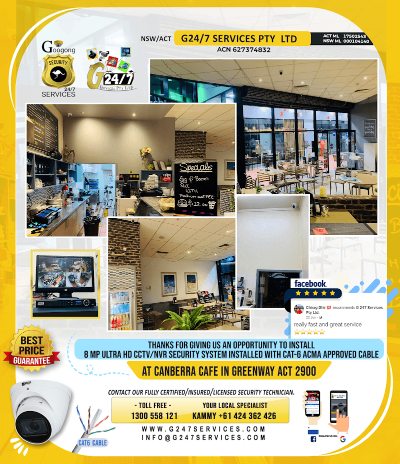 G 24/7 Services - Googong Security security & cctv work in Jerrabomberra