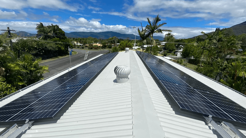 Galactic Solar Solutions solar panel installation work in Mount Sheridan