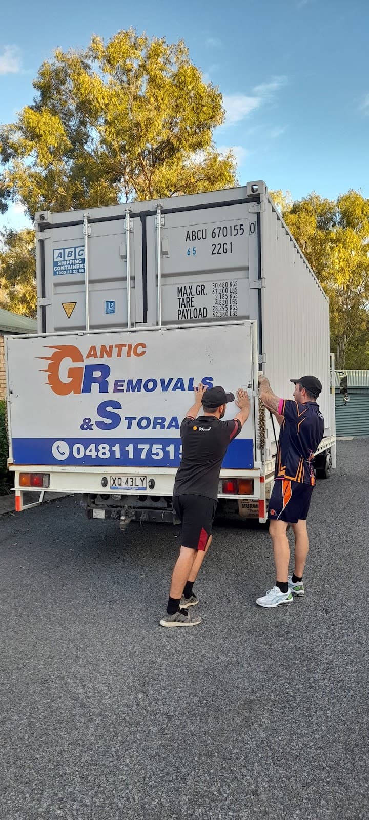 Gantic Storage Ipswich removalist work in Ipswich