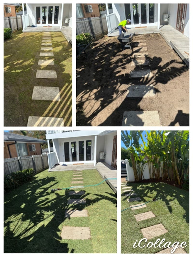 Garden of Eden Garden Care landscaping work in Benowa