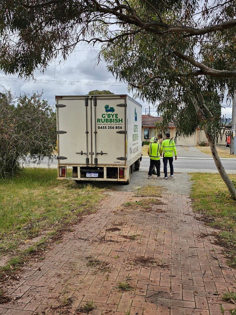 G'Bye Rubbish Pty Ltd rubbish removal work in East Perth