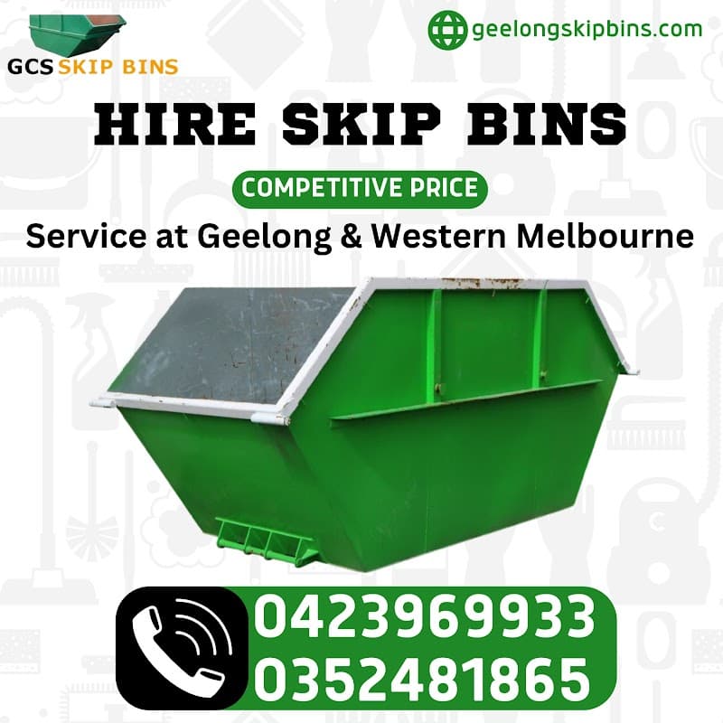 GCS SKIP Hire rubbish removal work in North Geelong