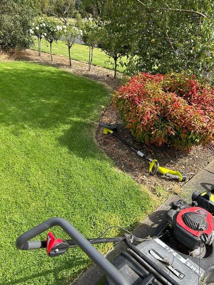 Geelong Mow Co gardening work in East Geelong