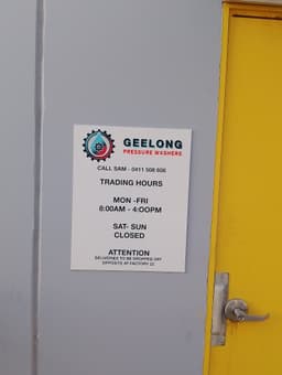 Geelong Pressure Washers - Sales & Repairs