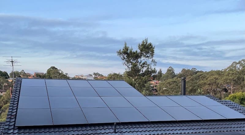 Generate Power solar panel installation work in Menai