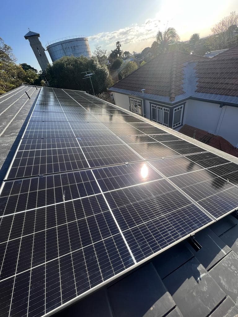 Generate Power solar panel installation work in Menai