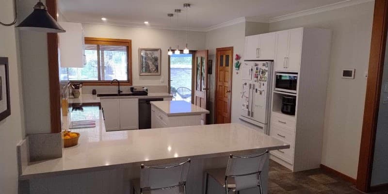 Geo Cabinets kitchen renovation work in Busselton