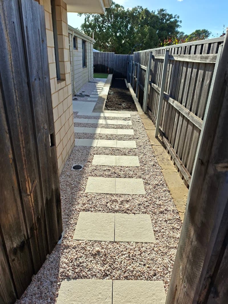 Geographe Landscapes landscaping work in Halls Head
