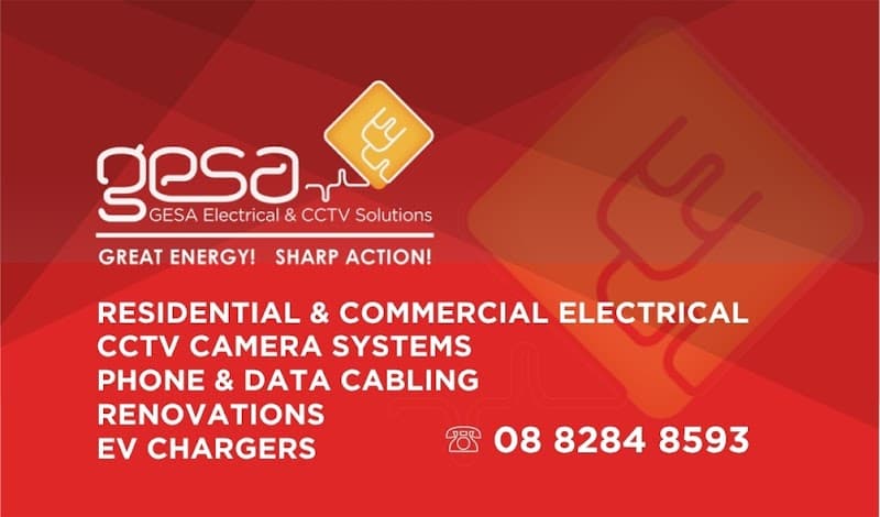 GESA Electrical & CCTV Solutions solar panel installation work in Angle Vale