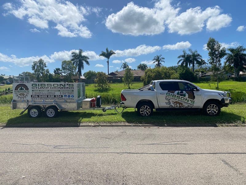 Gibsons Stump Grinding tree services work in Deeragun