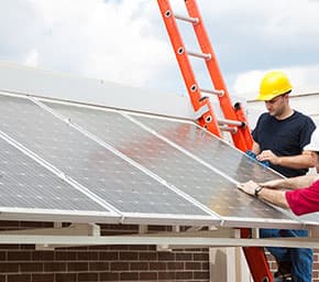 Gnowee Solar Pty Ltd solar panel installation work in Melbourne
