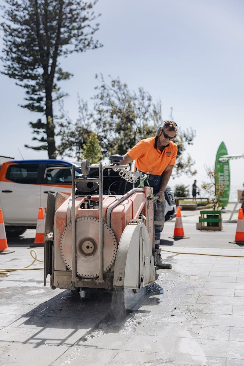 Gold Coast Concrete Cutting concreting work in Broadbeach