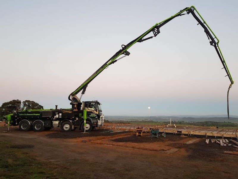 Golden City Concrete Pumping concreting work in East Bendigo