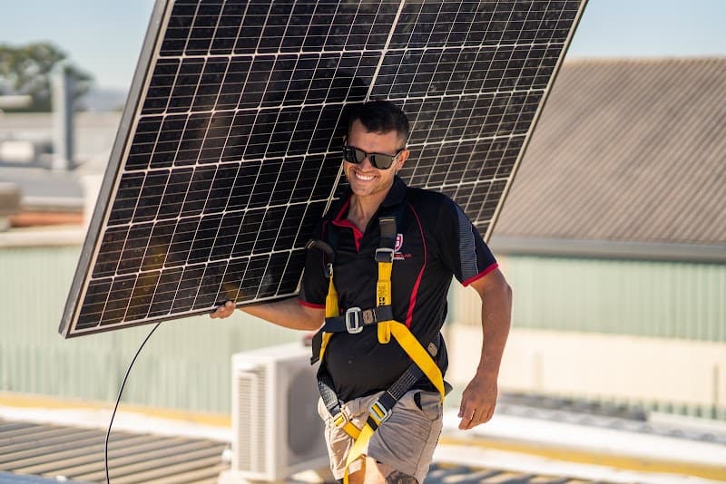 Goliath Solar & Electrical solar panel installation work in Camden Park