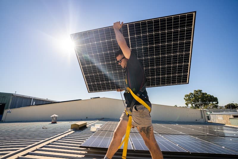 Goliath Solar & Electrical solar panel installation work in Camden Park