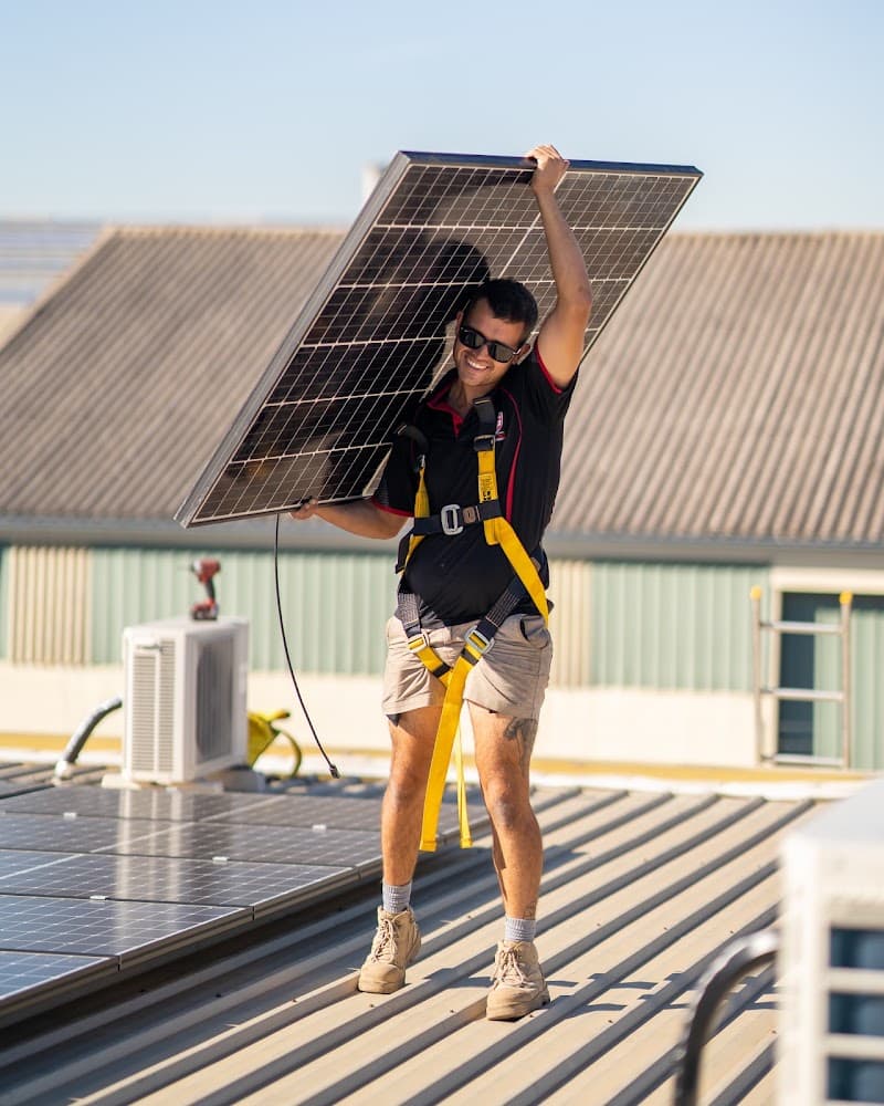 Goliath Solar & Electrical solar panel installation work in Camden Park