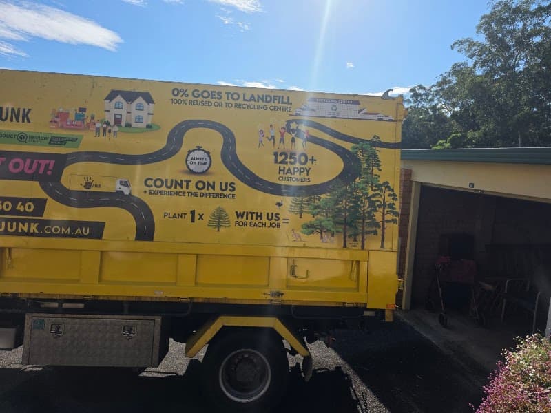 Goodbye Junk Rubbish Removal Central Coast rubbish removal work in Gosford