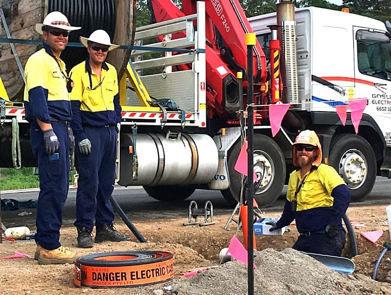 Gosling Group electrician work in North Boambee Valley