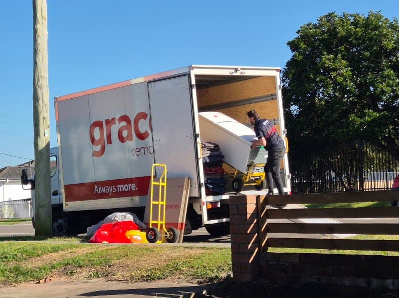 Grace Removals Newcastle removalist work in Mayfield West