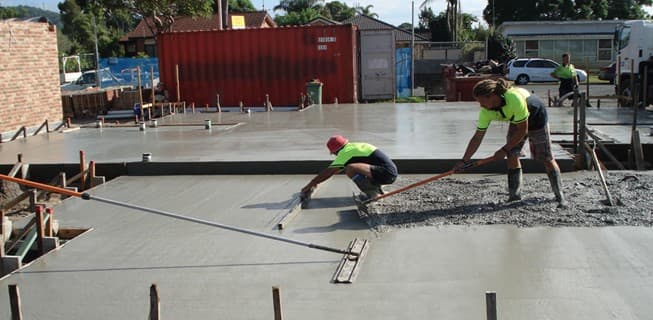 Graf Concrete concreting work in Umina Beach