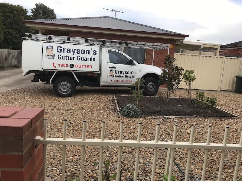 Grayson's Gutter Guard Geelong gutter cleaning work in Armstrong Creek