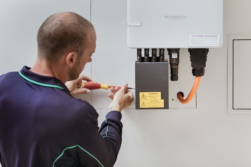 Green Coast Solar and Electrical solar panel installation work in Southport