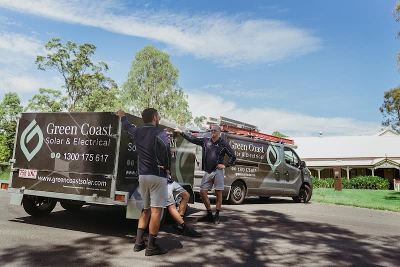 Green Coast Solar and Electrical solar panel installation work in Southport