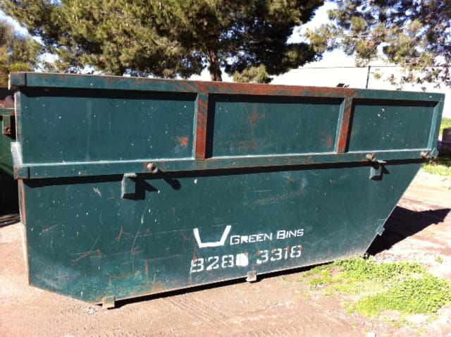 Green Skip Bins Adelaide rubbish removal work in Burton