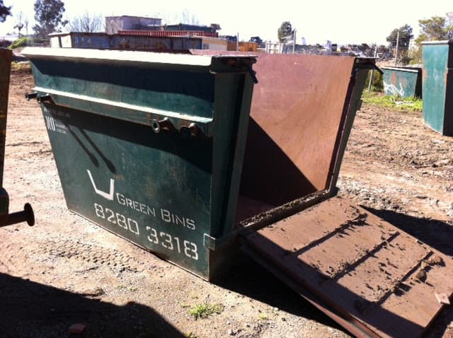 Green Skip Bins Adelaide rubbish removal work in Burton